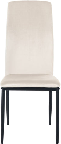 6-delige set eetkamerstoelen Savino fluweel (3)