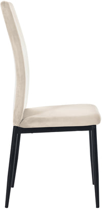 6-delige set eetkamerstoelen Savino fluweel (4)
