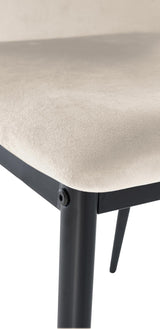 6-delige set eetkamerstoelen Savino fluweel (7)