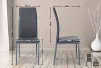 6-delige set eetkamerstoelen Savino kunstleer (10)