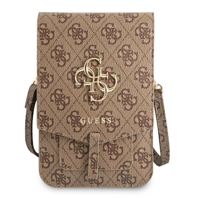 Guess 4G Big Metal Logo Phone Bag - telefoontas met smartphonevak (bruin) (2)
