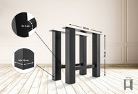 Tafelpoten Hunker 80 cm (2)