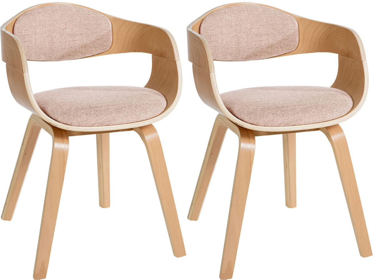 Set van 2 stoelen Kingston stof (10)