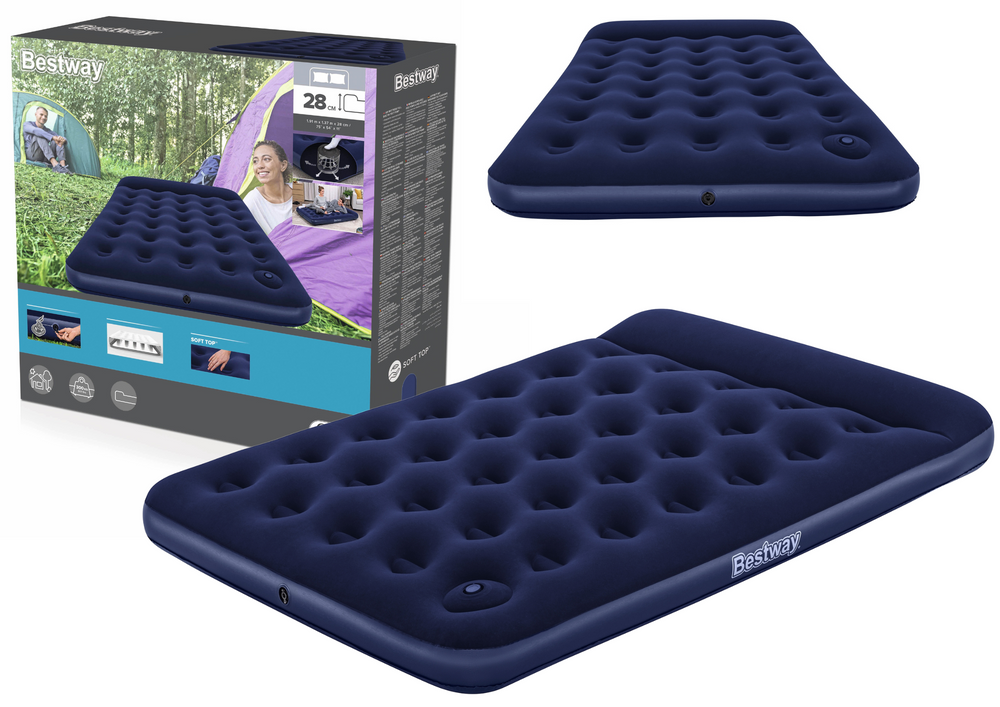 Luchtbed met pomp 191 x 137 x 28 cm Bestway 67225