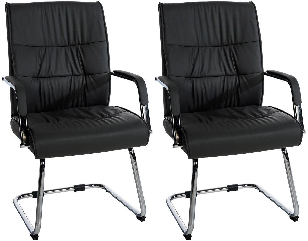 2-delige set bezoekersstoelen Sievert