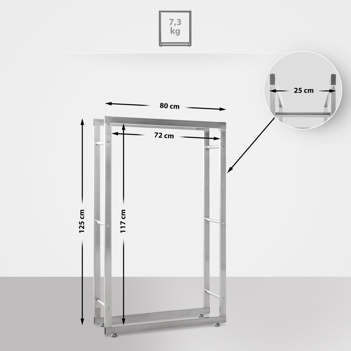 Haardhoutrek Keri V2 25x80x125 cm (2)