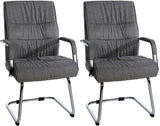 2-delige set bezoekersstoel Sievert stof
