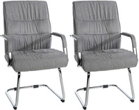 2-delige set bezoekersstoel Sievert stof (10)