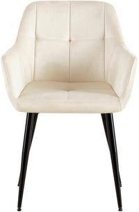Set van 2 eetkamerstoelen Emia fluweel (8)