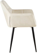 Set van 2 eetkamerstoelen Emia fluweel (9)