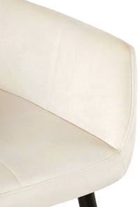 Set van 2 eetkamerstoelen Emia fluweel (3)