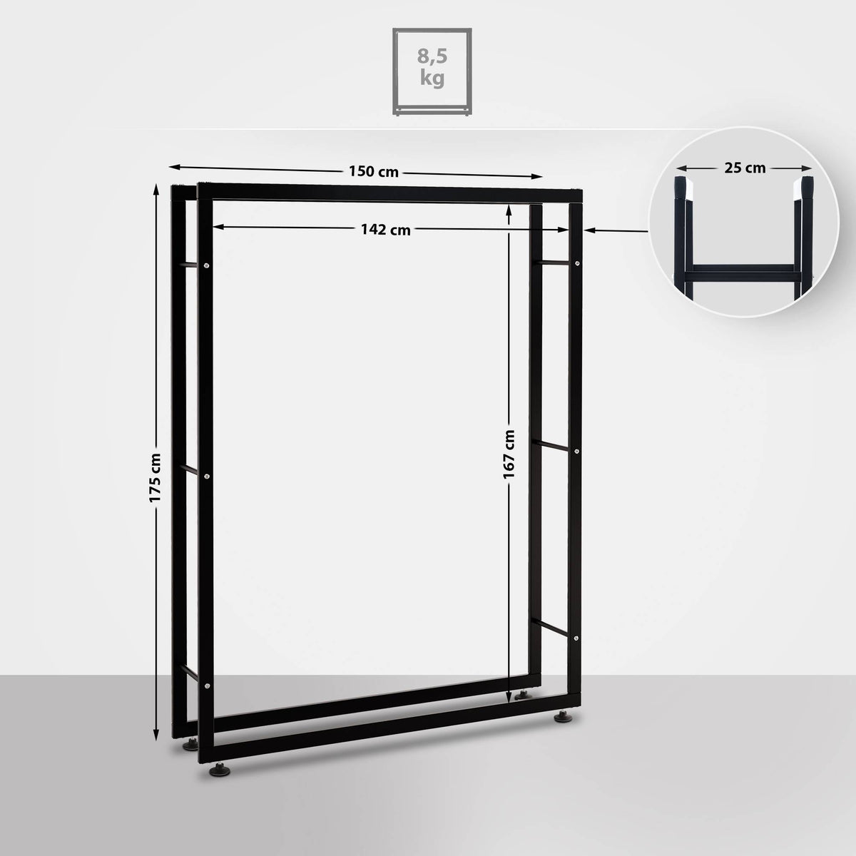 Haardhoutrek Keri V2 25x150x175 cm (2)