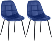 2-delige set stoelen Tom kunstleer