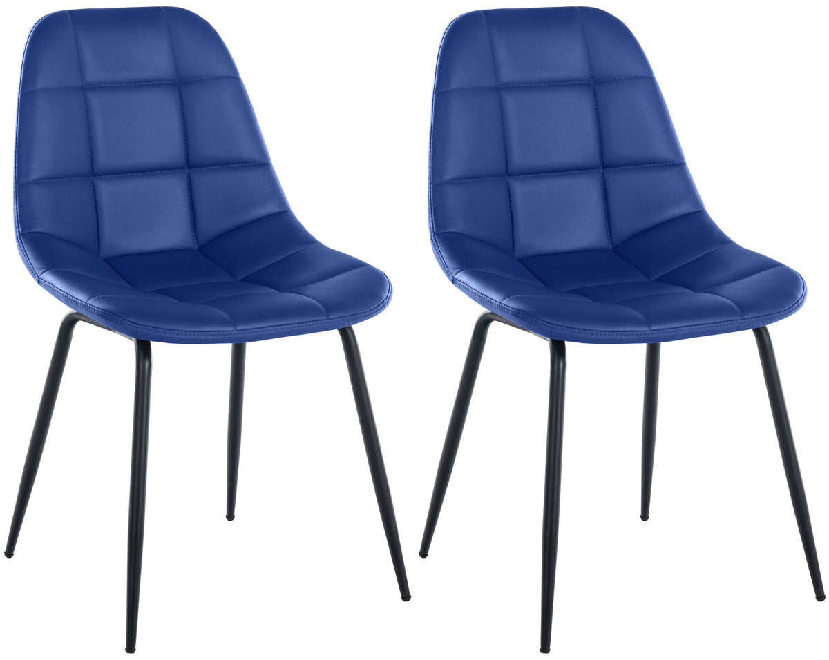 2-delige set stoelen Tom kunstleer