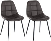 2-delige set stoelen Tom kunstleer (10)