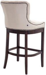 Barkruk Lakewood stof, antiek