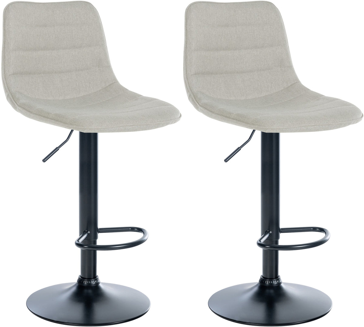 2-delige set barkrukken Lex stof B