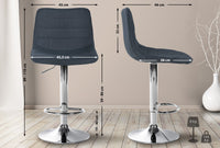 Set van 2 barkrukken Lex stof C (10)
