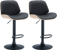 Set van 2 barstoelen Nova kunstleer