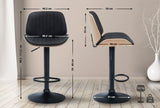 Set van 2 barstoelen Nova kunstleer (2)