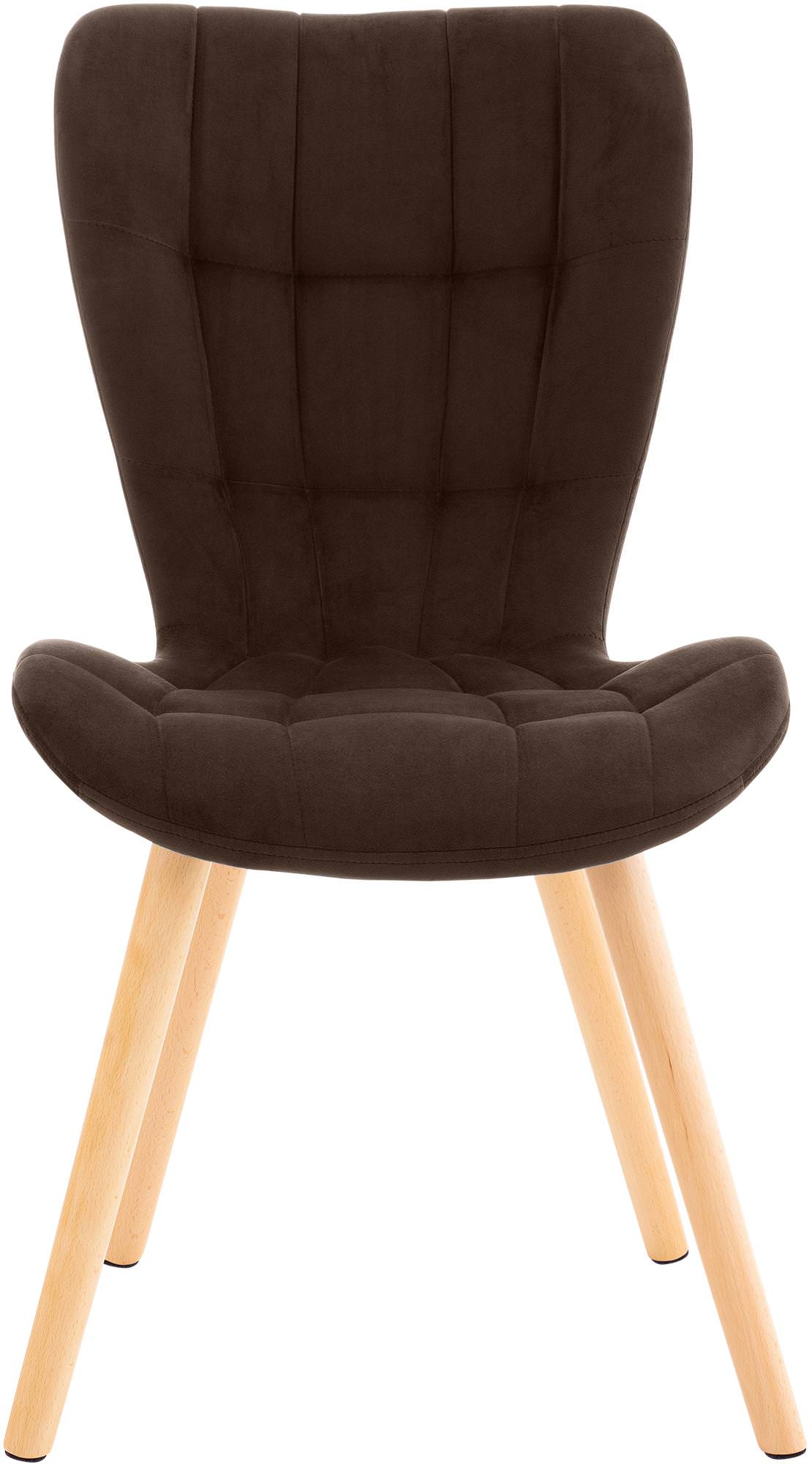 2-delige set stoelen Elda fluweel (3)