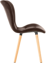 2-delige set stoelen Elda fluweel (4)
