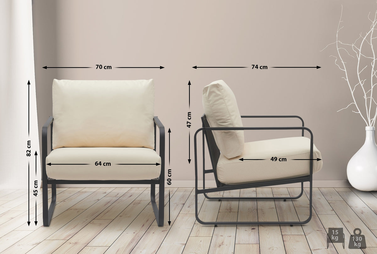 Loungestoel Manea