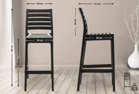 4-delige set barstoelen Ares (2)