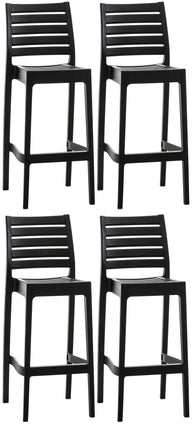 4-delige set barstoelen Ares