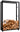 Haardhoutrek Keri met wielen 25x80x125