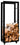 Haardhoutrek Keri met wielen 25x40x100