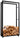 Haardhoutrek Keri met wielen 25x80x150