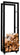 Haardhoutrek Keri met wielen 25x40x125