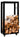 Haardhoutrek Keri met wielen 25x40x80