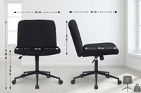 Bureaustoel Kingman fluweel (2)