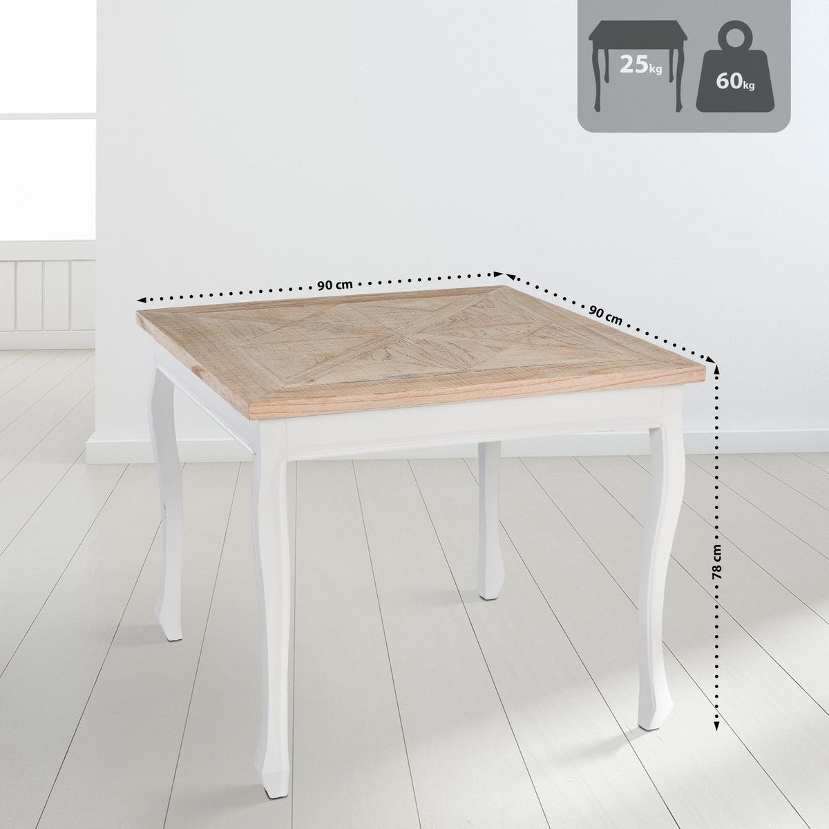 Eettafel Lindon vierkant (2)