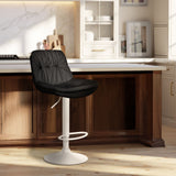 Barkruk Laurel kunstleer wit (3)