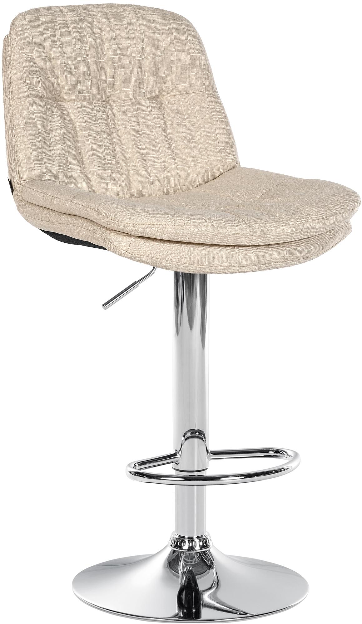 Barkruk Laurel stof chroom (8)
