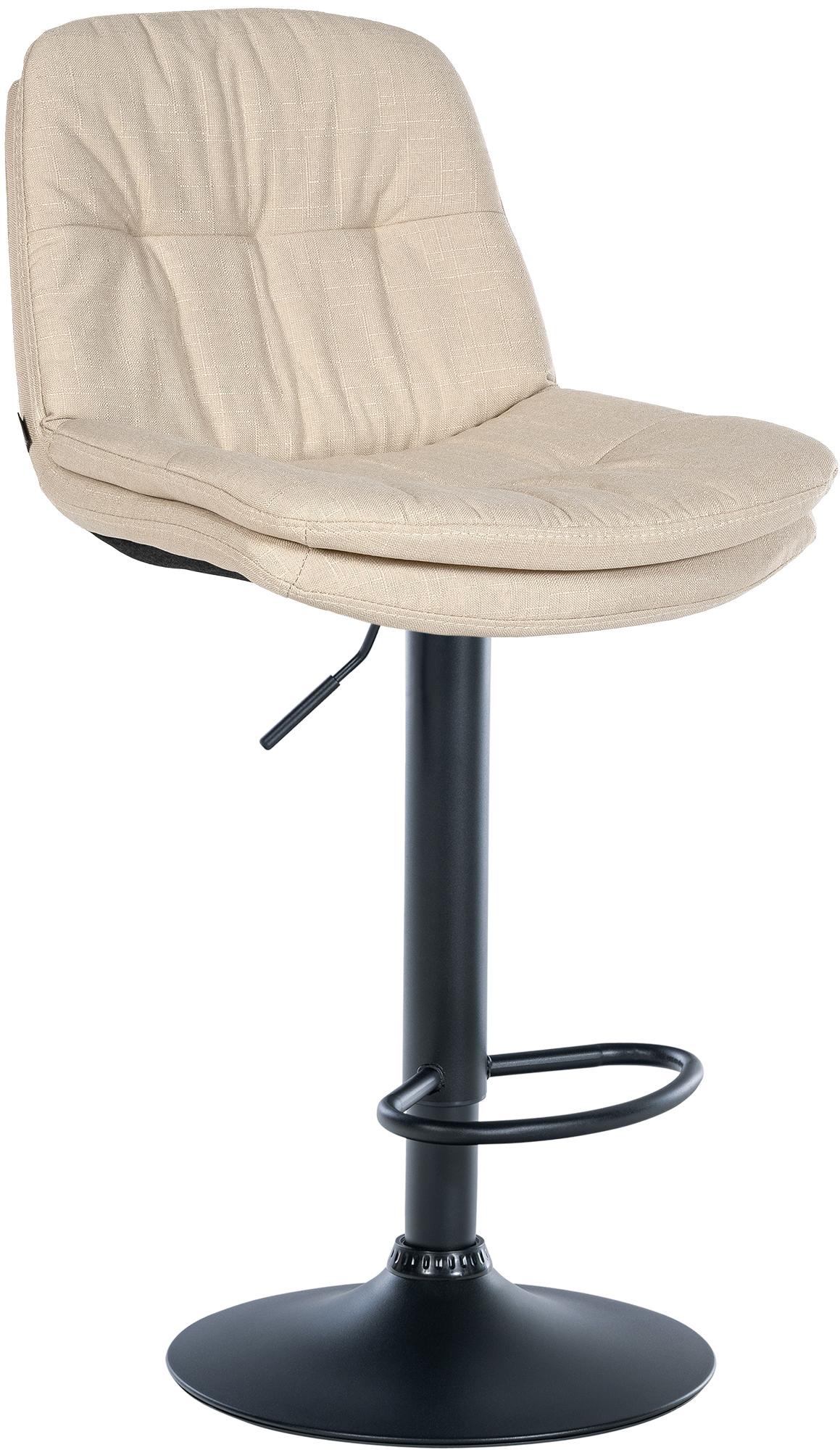 Barkruk Laurel stof zwart (8)