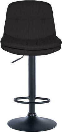 Barkruk Laurel stof zwart (7)