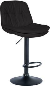 Barkruk Laurel stof zwart