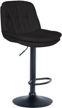 Barkruk Laurel stof zwart