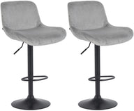 Set van 2 barstoelen Solon zwart