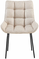 Set van 2 stoelen Saranda stof zwart (5)