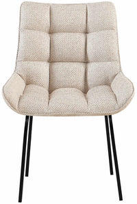 Set van 2 stoelen Saranda stof zwart (5)