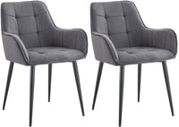2-delige set eetkamerstoel Ferndale fluweel (6)