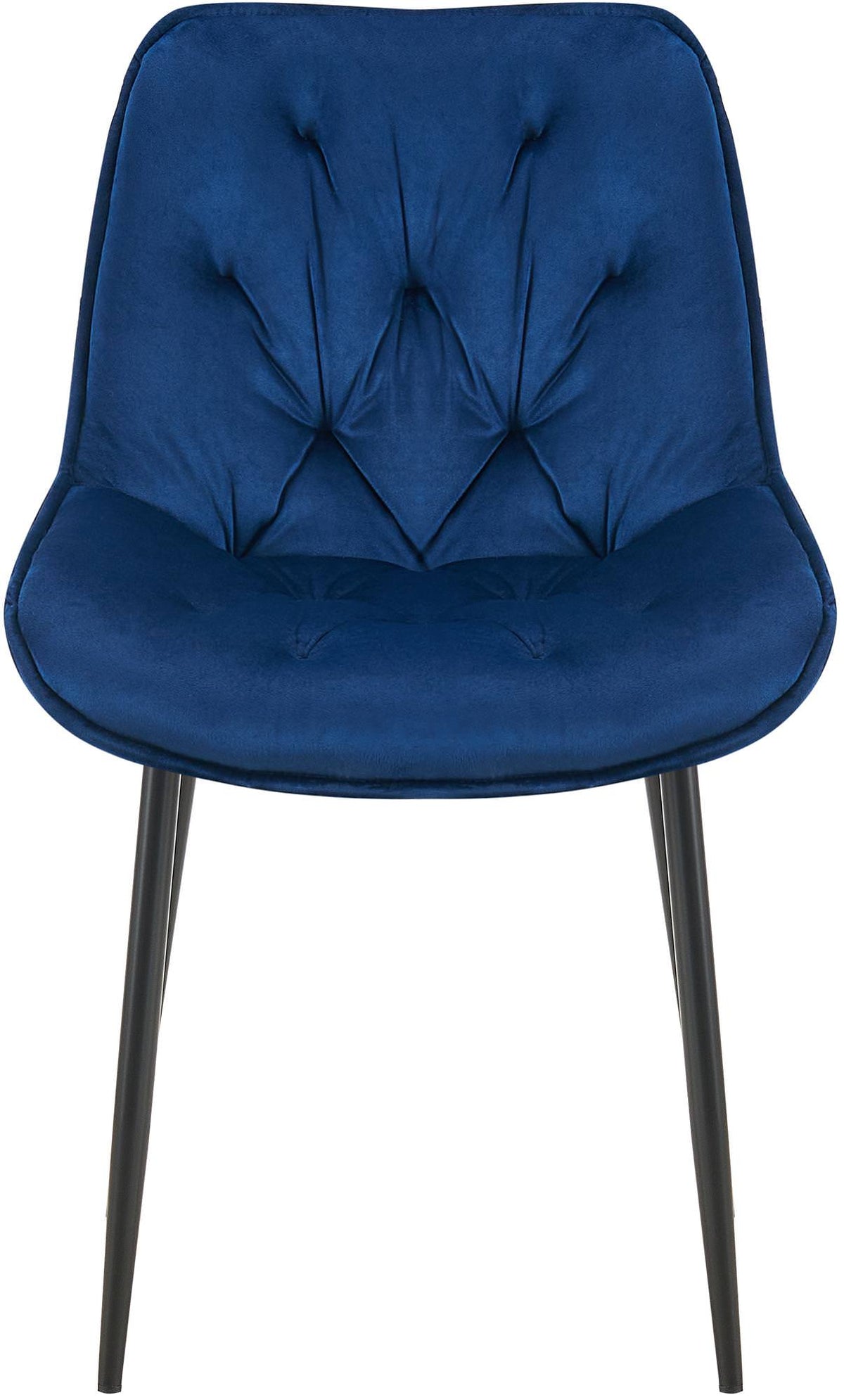 Set van 2 Wallace eetkamerstoelen fluweel (3)