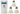 Set van 3 badmintonshuttles