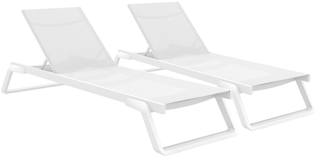 2-delige set ligbedden Tropic