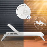 2-delige set ligbedden Tropic (5)